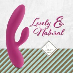 Розовый вибратор-кролик Lea Rabbit Vibrator - 20,2 см. - 