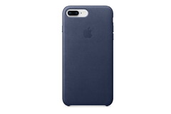 Кожаный чехол для iPhone 8 Plus Leather Case - Midnight Blue (MQHL2ZM/A)