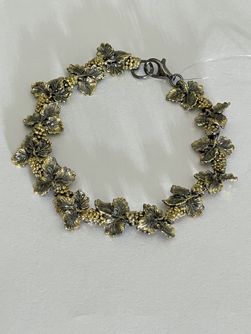 Лоза (браслет  из серебра)
