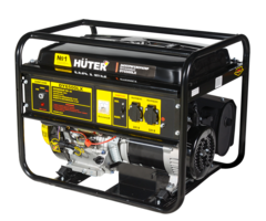 Портативный бензогенератор HUTER DY6500LX - [5 кВт / 220V] эл. старт