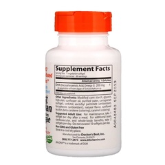 Doctor's Best, Best Vegetarian DHA from Algae, 200 mg, 60 Softgels