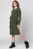 Платье для беременных 09166 зеленый