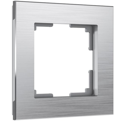 Рамка на 1 пост. Цвет Алюминий. Werkel(Веркель). Aluminium. a050948 / W0011706
