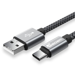 Кабель TIEGEM Fast Charging Cable Type-C 25cm (черный)
