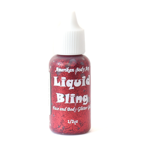 Гель-блестки-линер Liquid bling красные Firetruck Red 15 ml