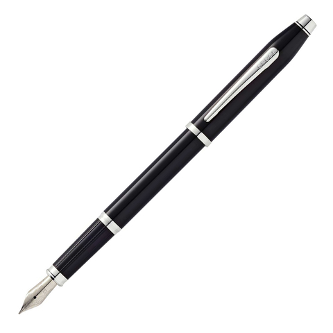 Cross Century II - Black lacquer, перьевая ручка F123