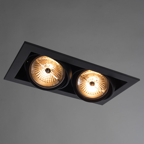 Встраиваемый светильник Arte Lamp Cardani grande A5935PL-2BK