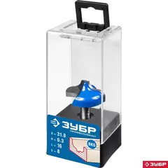 ЗУБР 31.8 x 16 мм, радиус 6.3 мм, фреза пазовая фасонная №2, Профессионал (28741-31.8)