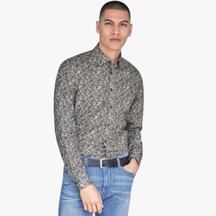 Рубашка Venti Body Fit 113729400-750 с цветочным рисунком