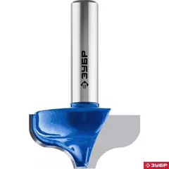 ЗУБР 31.8 x 16 мм, радиус 6.3 мм, фреза пазовая фасонная №2, Профессионал (28741-31.8)