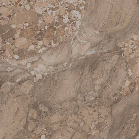 Ametis Oceanmist OM03 Light Brown Непол.Рект. 80x80