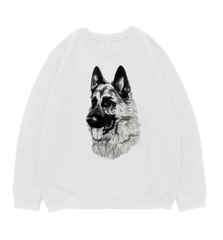 Свитшот "Немецкая овчарка ЧБ"