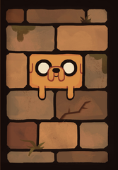 Обложка на паспорт Adventure Time Джейк