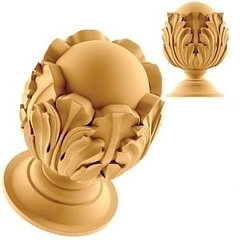 Силиконовый молд № 1044 ручка/шишка