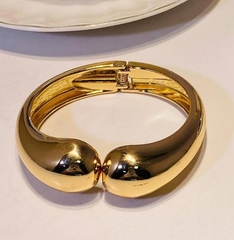 45241- Стильный жёсткий две капли цвет золото/серебро