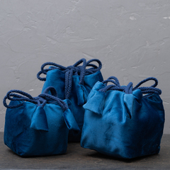 Бархатный мешочек "Сапфир"