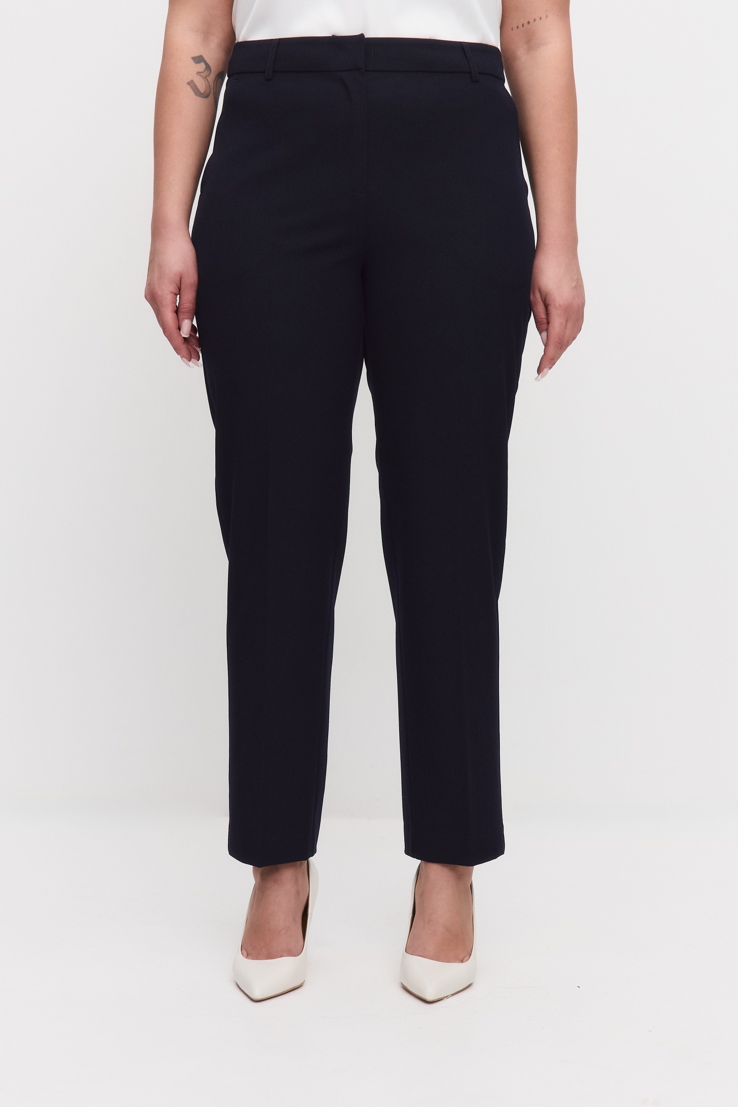 Брюки классические, темно-синий