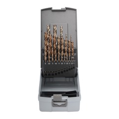 Набор сверл по металлу 1-10,5мм 24шт DIN338 HSSE-Co5 130° (пл. кейс) Ruko 215216RO