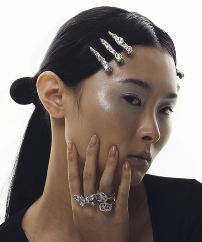 Кольцо Oval Pink