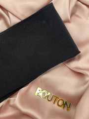 Воротник (подвяз) трикотажный черный 0,4 м, ширина 9 см