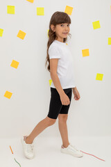 бриджи  для девочки  К 400579/1/черный