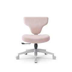 Кресло гибридной посадки FoxGear SHORTZ Fabric, размер 1 (с ноутбучным столиком), розовый (FG-SHORTZ-F1-PK)