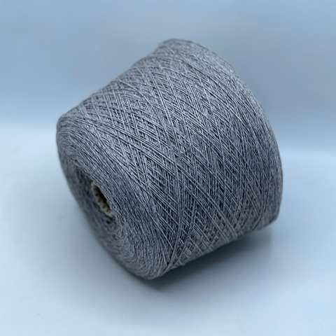 Biagioli Modesto, Scozia lana, 380м/100 гр. 5% Кашемир 95% Меринос, Серый меланж(956), 37902