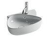Ceramica Nova Element CN5049 Раковина подвесная с отверстием под смеситель, с системой слива- перелива, 49.5x35, цвет: белый