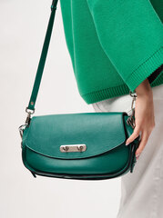 Кожаная сумка Azaro 30645 зеленый изумруд