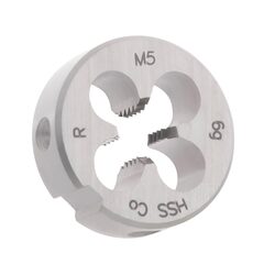 Плашка М 5,0х0,8 DINEN22568 HSSE 6g 20х7мм MASTER-TOOL 237050EMT