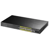 Коммутатор Cudy GS2018PS2-200W (L2) 16x1Гбит/с 2SFP 16PoE+ 200W управляемый