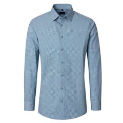 Сорочка мужская Venti Comfort Fit 226110870-300 с сине-зеленым принтом