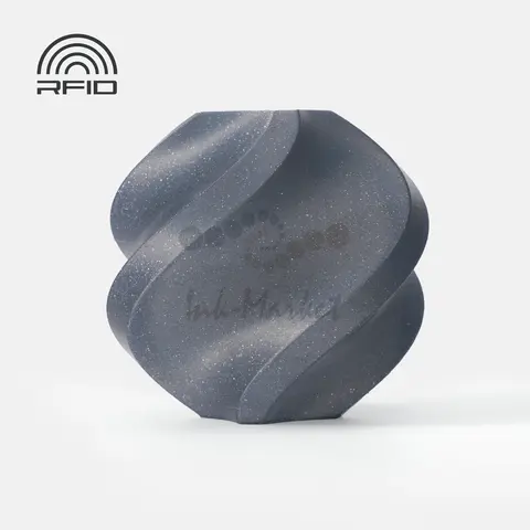 Пластик для 3D-печати Bambu Lab PLA Sparkle, 1.75 мм, 1 кг, серый графит с блестками (Slate Gray Sparkle), на катушке, A08-D5-1.75-1000-SPL