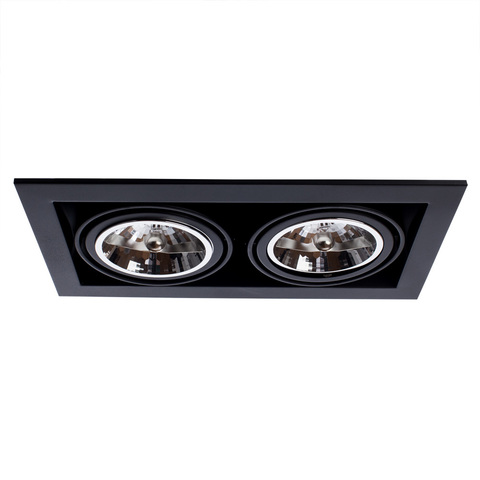 Встраиваемый светильник Arte Lamp Cardani grande A5935PL-2BK