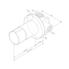 Am.Pm F85A65722 X-Joy TouchReel смеситель д/душа. монтируемый в стену. чёрный. шт.