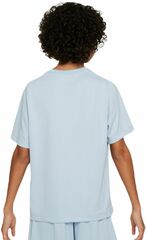 Детская теннисная футболка Nike Kids Dri-Fit Multi+ Top - light armory blue/white
