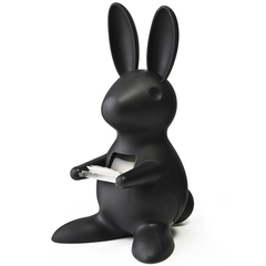 Диспенсер для скотча bunny, черный