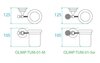 Cezares OLIMP-TUM-01-M OLIMP-TUM-01-M Стакан подвесной, хром