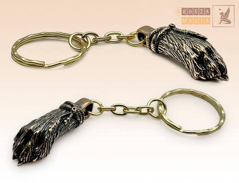 брелок Заячья лапка