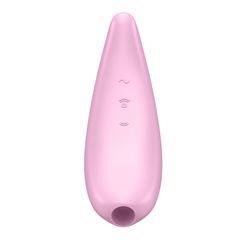 Розовый вакуум-волновой стимулятор Satisfyer Curvy 3+ - 
