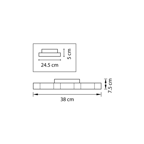 Потолочный светодиодный светильник Favo Lightstar 750071