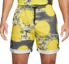 Шорты теннисные Nike Dri-FIT Heritage Print Tennis Shorts - opti yellow