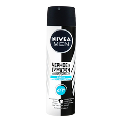 Antiperspirant \  Антиперспирант\ Anti-perspirant \ Дезодорант-спрей Дезодорант Nivea Men Fresh Невидимый для черного и белого 150мл