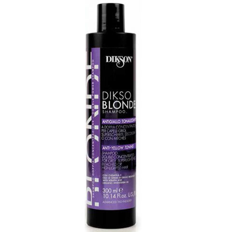 DIKSON Shampoo: Шампунь тонирующий против желтизны волос (Dikso Blonde Shampoo)