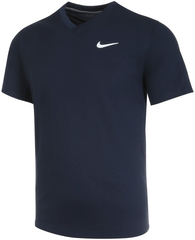 Футболка теннисная Nike Court Dri-Fit Victory - obsidian/obsidian/white