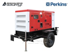 Дизельный генератор Азимут ЭД-50-Т400-2РКМ18 Perkins на шасси в кожухе с автозапуском