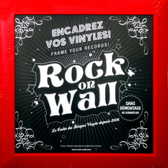 Настенная Рамка Для Виниловых Пластинок, Красная (Rock On Wall)