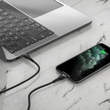 Кабель Type-C (USB-C) - Lightning 3A Hoco X45 с быстрой зарядкой 18W 1м (100 см) (Черный)