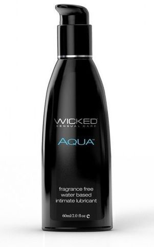 Легкий лубрикант с алоэ на водной основе Wicked AQUA - 60 мл. - Wicked 90102