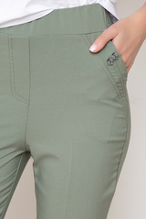 <p>Самые модные брюки грядущего летнего сезона! Высокая посадка, талия на резинке, функциональные карманы. Ткань супер легкая, элегантная. (Длина - 100 см)</p>